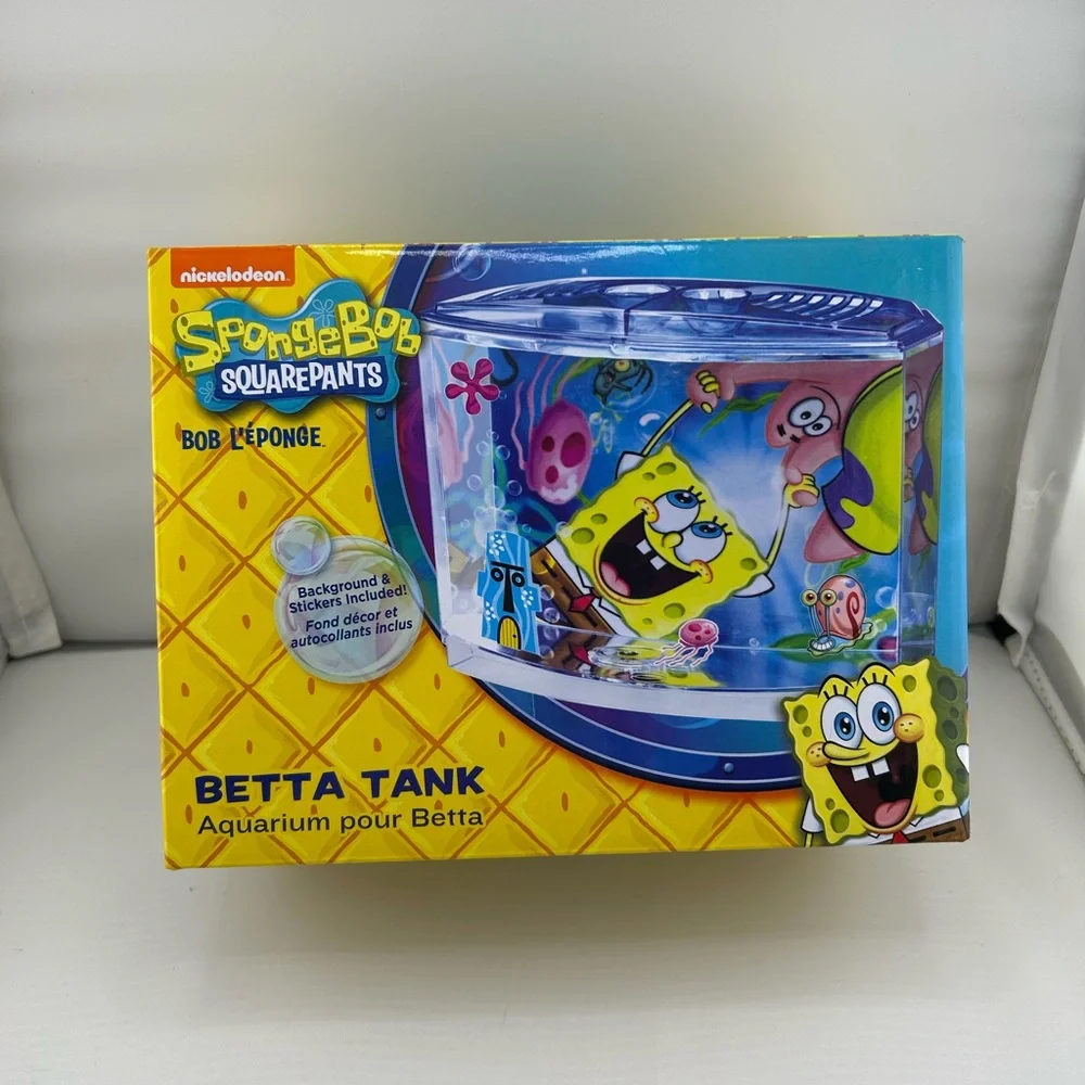🐠 Nickelodeon SpongeBob Betta Tank – 0.5 Gallon – Penn‑Plax